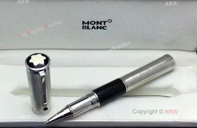 Replica Montblanc Pen Stainless Steel Heavy Rollerball pen